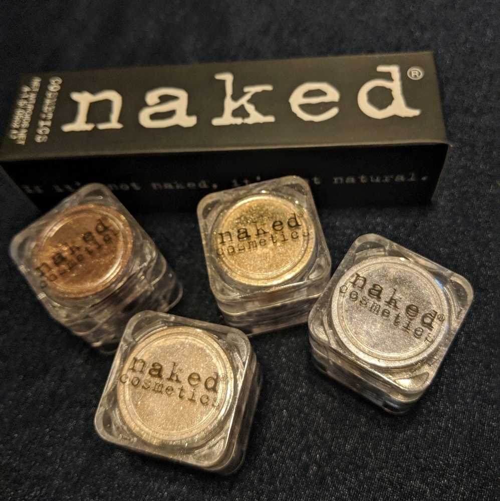Naked Cosmetics 4 Loose Eye Shadows Neutral
